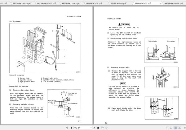 Caterpillar Lift Truck DP40 Service Manuals 3
