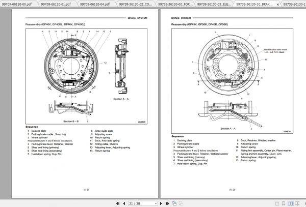 Caterpillar Lift Truck DP50K Service Manuals 3