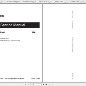 Caterpillar Lift Truck DP60NM Service Manuals 1