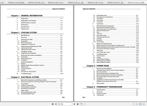 Caterpillar Lift Truck DP60NM Service Manuals 2