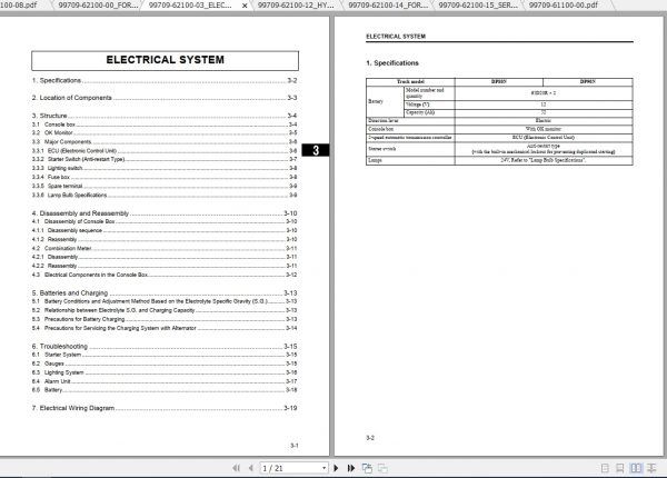 Caterpillar Lift Truck DP80N Service Manuals 3
