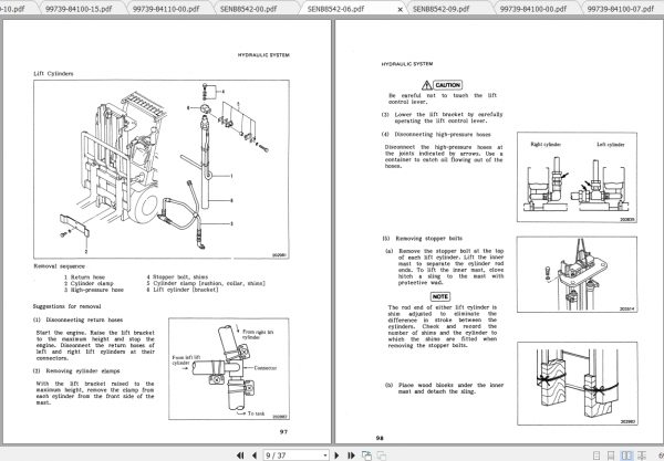 Caterpillar Lift Truck DPL40 Service Manuals 3