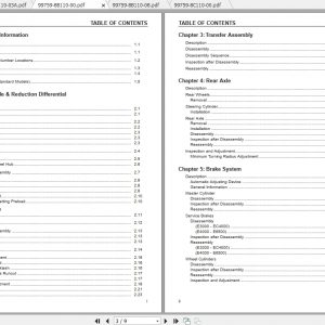 Caterpillar Lift Truck E5000 Service Manuals 2