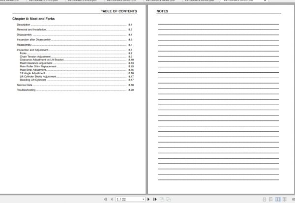 Caterpillar Lift Truck EC25EN Service Manuals 2