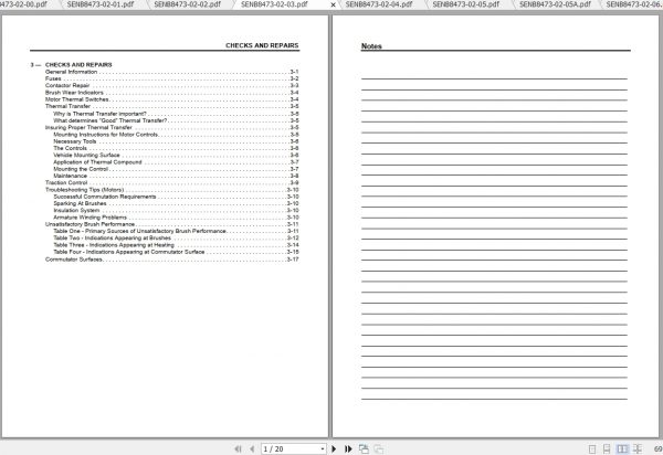 Caterpillar Lift Truck EC40N Service Manuals 2