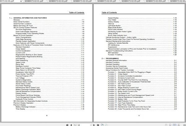 Caterpillar Lift Truck EC45N Service Manuals 2