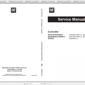 Caterpillar Lift Truck EP10CA Service Manuals 1