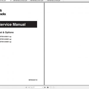 Caterpillar Lift Truck EP12KRT Service Manuals 1