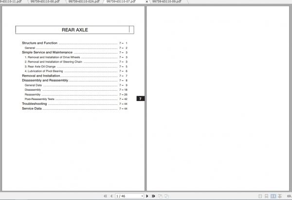 Caterpillar Lift Truck EP12KRT Service Manuals 2