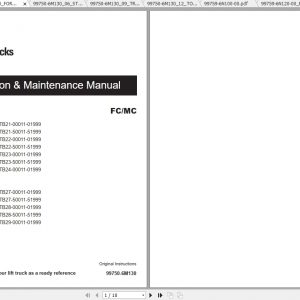 Caterpillar Lift Truck EP13PNT Service Manuals 1