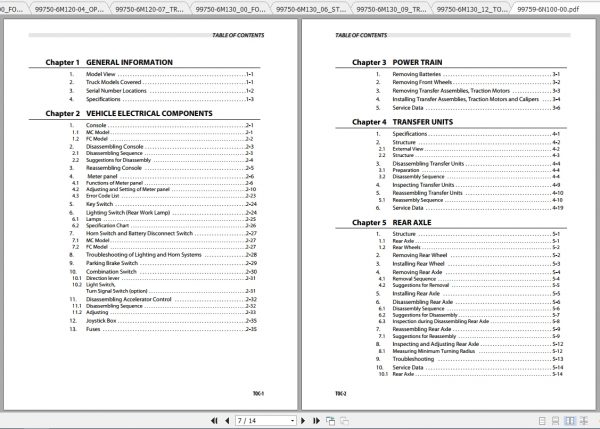 Caterpillar Lift Truck EP13PNT Service Manuals 3