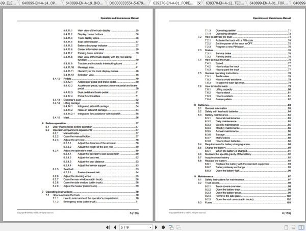 Caterpillar Lift Truck EP14ANT Service Manuals 2