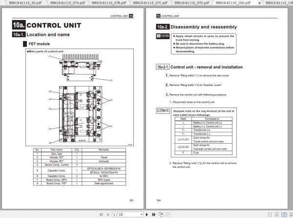 Caterpillar Lift Truck EP14CA Service Manuals 3