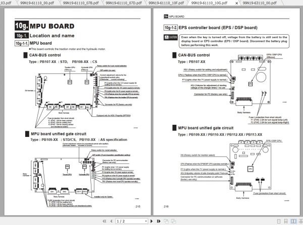 Caterpillar Lift Truck EP15CA Service Manuals 3