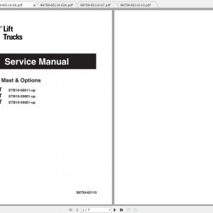 Caterpillar Lift Truck EP15KRT Service Manuals 1