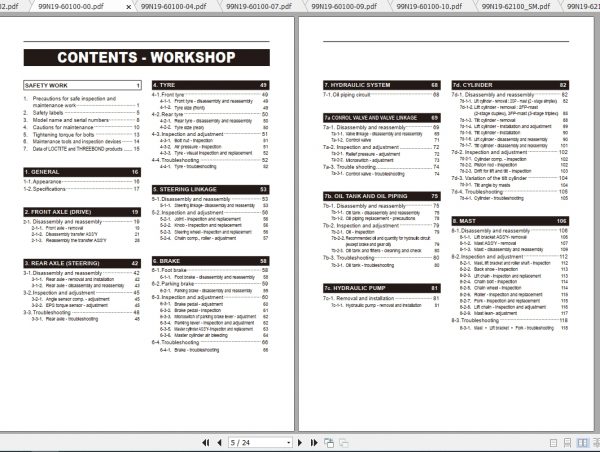 Caterpillar Lift Truck EP15TCA Service Manuals 2
