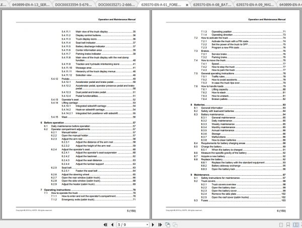 Caterpillar Lift Truck EP16ACNT Service Manuals 2