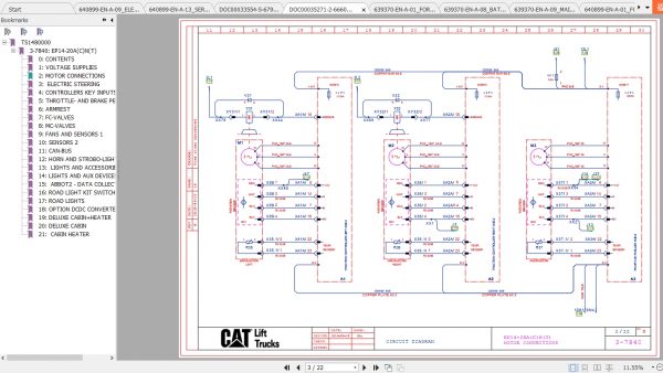 Caterpillar Lift Truck EP16ACNT Service Manuals 3