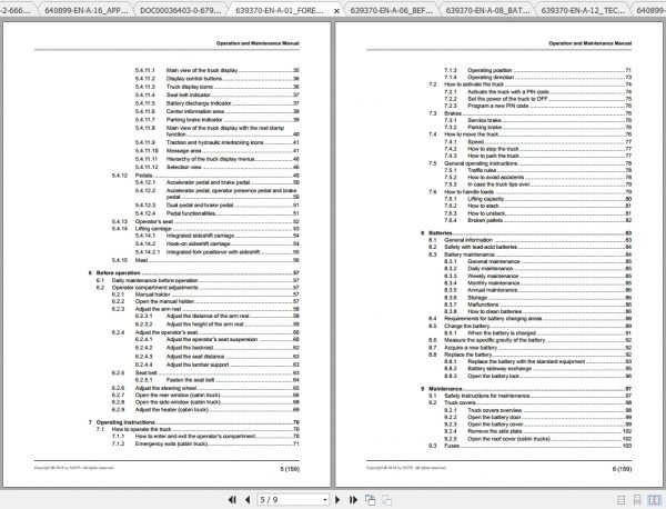 Caterpillar Lift Truck EP16ANT Service Manuals 3