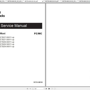 Caterpillar Lift Truck EP16CPN Service Manuals 1