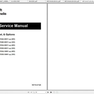 Caterpillar Lift Truck EP16KT Service Manuals 1