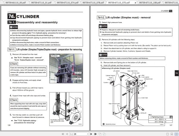 Caterpillar Lift Truck EP16TBCBJ Service Manuals 3