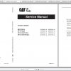 Caterpillar Lift Truck EP16TBCB Service Manuals 1