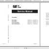 Caterpillar Lift Truck EP16TCBJ Service Manuals 1