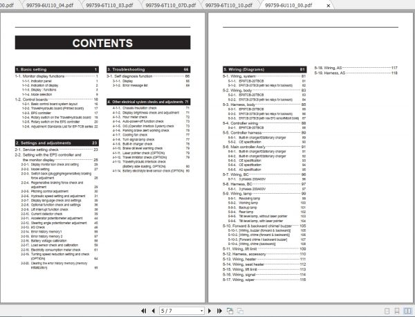 Caterpillar Lift Truck EP16TCBJ Service Manuals 2