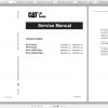 Caterpillar Lift Truck EP16TCB Service Manuals 1