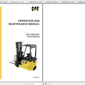 Caterpillar Lift Truck EP18ACNT Service Manuals 1