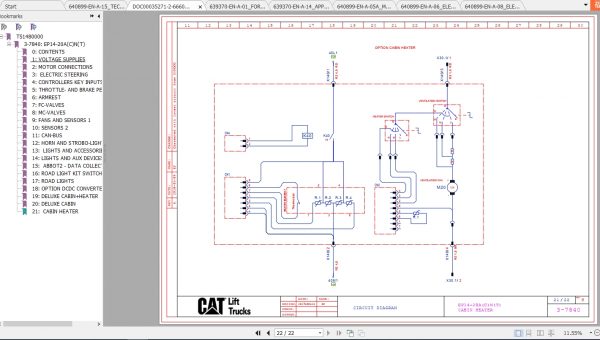 Caterpillar Lift Truck EP18ACNT Service Manuals 3