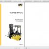 Caterpillar Lift Truck EP18AN Service Manuals 1
