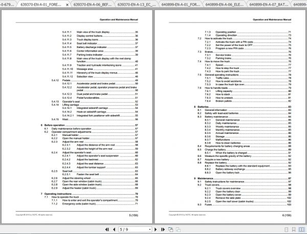 Caterpillar Lift Truck EP18AN Service Manuals 3