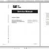 Caterpillar Lift Truck EP18CA1J Service Manuals 1