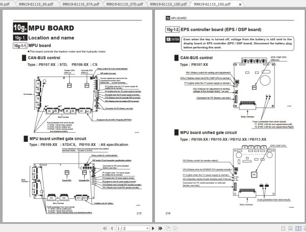 Caterpillar Lift Truck EP18CA Service Manuals 3