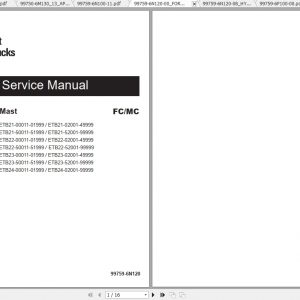 Caterpillar Lift Truck EP18CPNT Service Manuals 2