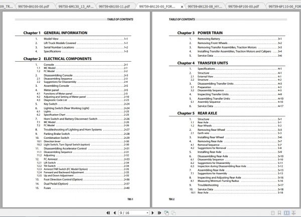 Caterpillar Lift Truck EP18CPNT Service Manuals 3