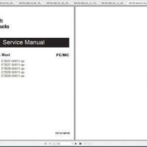 Caterpillar Lift Truck EP18PN Service Manuals 1