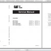 Caterpillar Lift Truck EP18TBCBJ Service Manuals 1