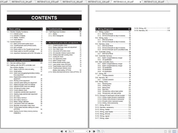 Caterpillar Lift Truck EP18TBCBJ Service Manuals 2