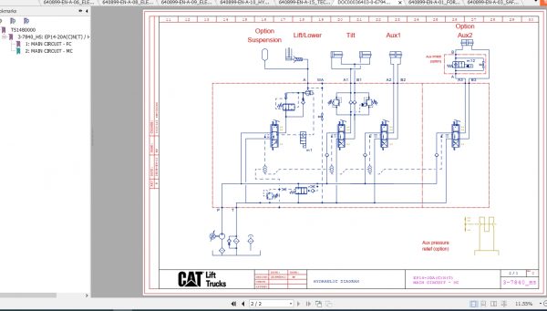 Caterpillar Lift Truck EP20AN Service Manuals 3