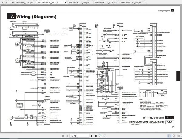 Caterpillar Lift Truck EP20CA1J Service Manuals 3