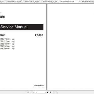 Caterpillar Lift Truck EP20PN Service Manuals 1