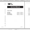 Caterpillar Lift Truck EP20TCB Service Manuals 1