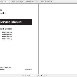 Caterpillar Lift Truck EP25K PAC Service Manuals 1