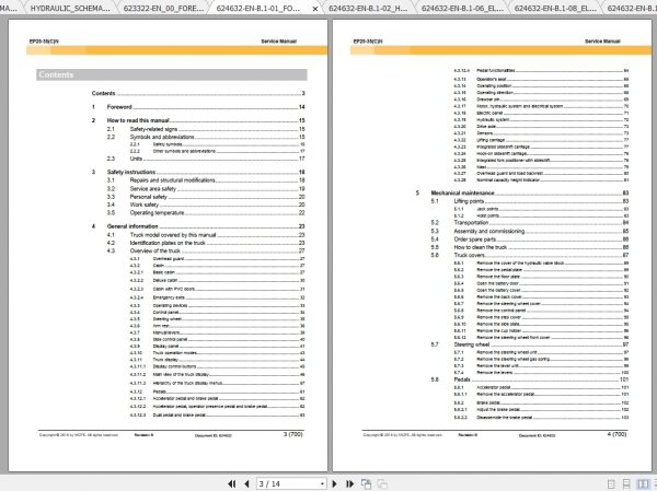 Caterpillar Lift Truck EP30CN Service Manuals 2