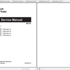 Caterpillar Lift Truck EP30K PAC Service Manuals 1