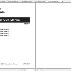 Caterpillar Lift Truck EP30K Service Manuals 1