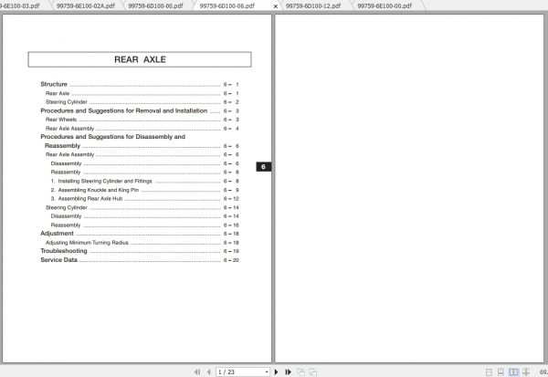 Caterpillar Lift Truck EP30K Service Manuals 2